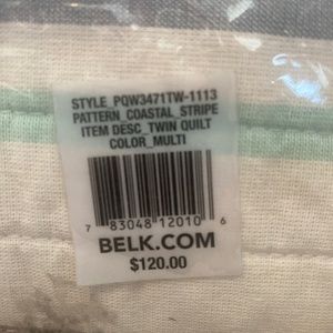 Modern. Southern. Home. Coastal Stripe Quilt